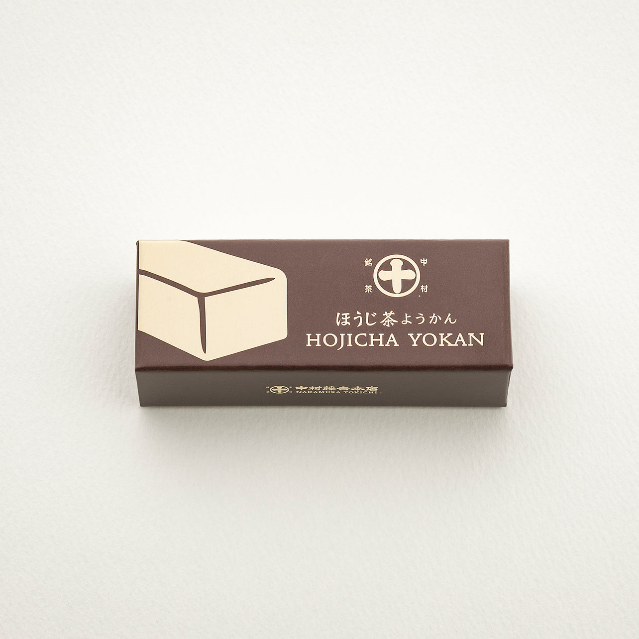 Kogara-yokan (Sweet bean Jelly) Hojicha