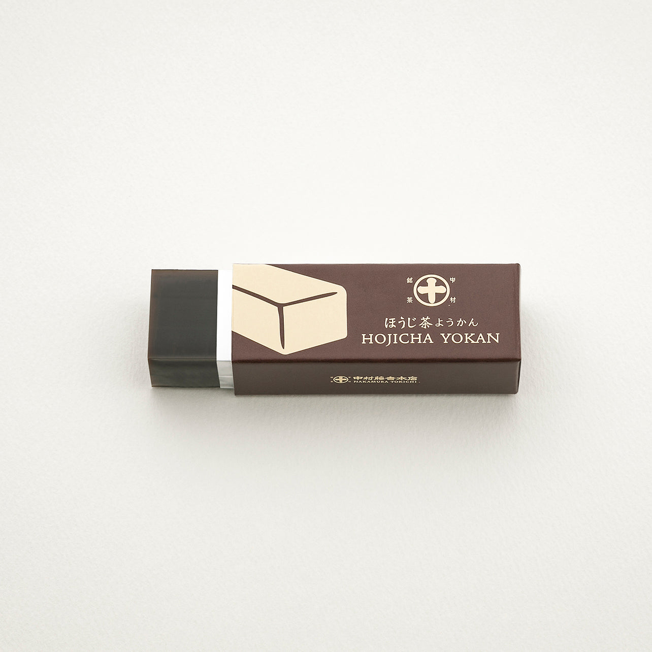 Kogara-yokan (Sweet bean Jelly) Hojicha