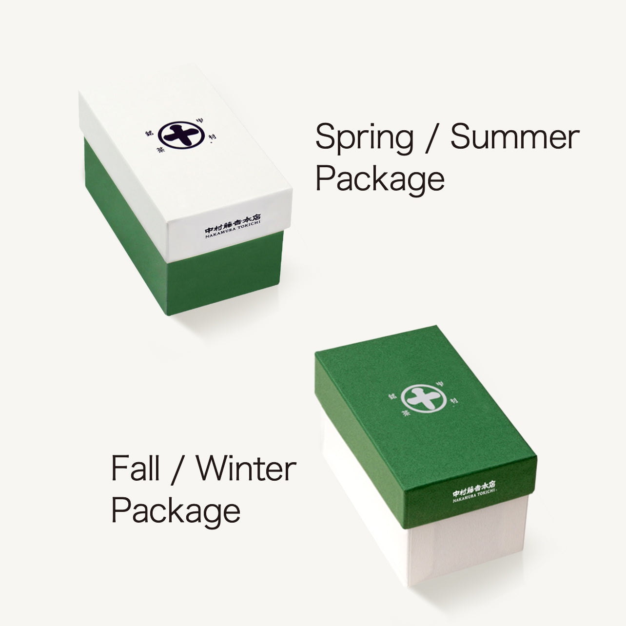 Nakamura Tokichi Honten Tea Gift Box for 80g Canisters.