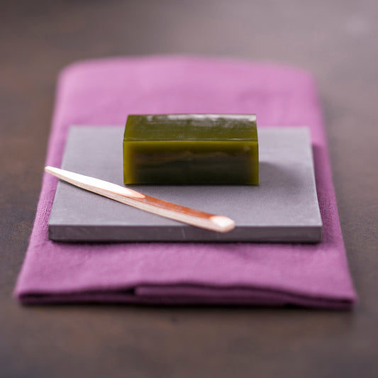 Kogara-yokan (Sweet bean Jelly) Matcha