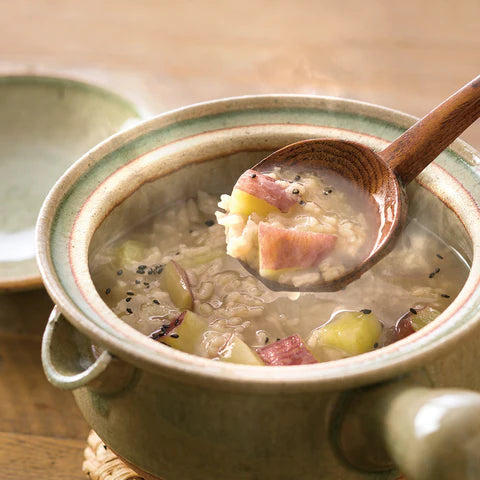 Sweet potato tea porridge