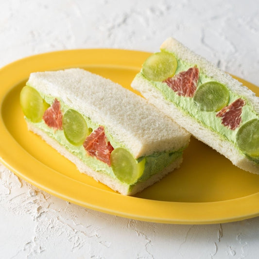 Matcha Cream Fruits Sandwich