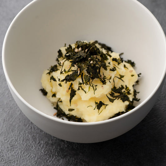 Crispy Sencha Leaf Chips on Mashed Potatoes — A Zero-Waste Tea Recipe