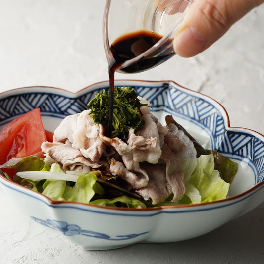 Eat Your Tea: Cold Shabu Salad with Japanese Green Tea Leaves