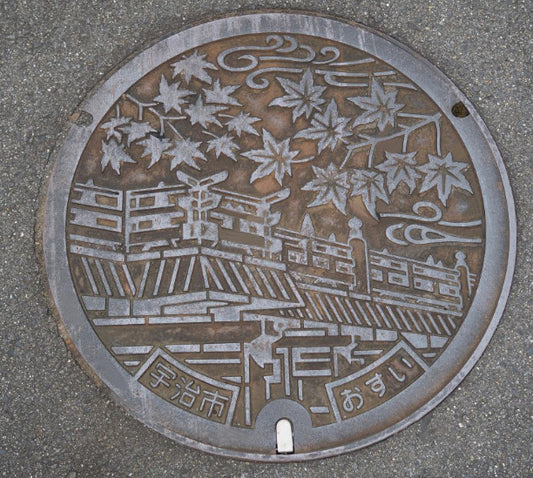 What kind of manhole designs do you think Uji City has?