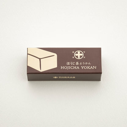 Kogara-yokan (Sweet bean Jelly) Hojicha