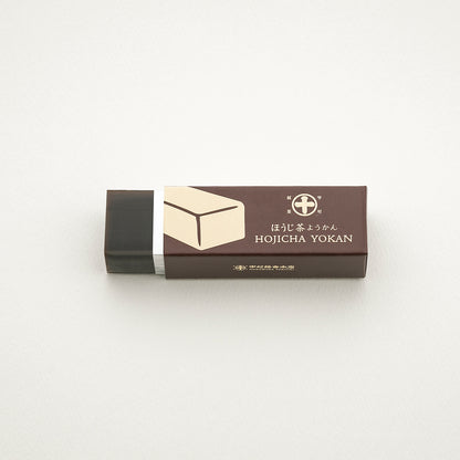 Kogara-yokan (Sweet bean Jelly) Hojicha