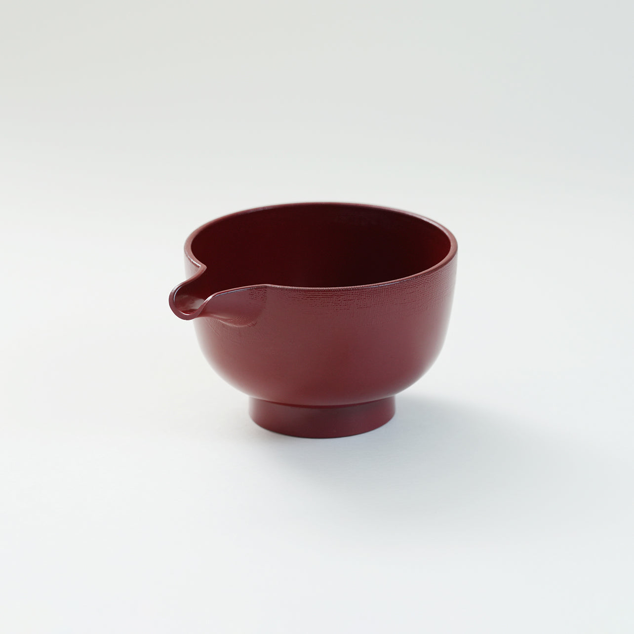 Spouted Tea Bowl（Katakuchi）Red