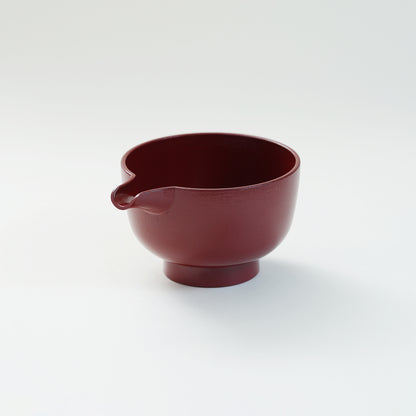 Spouted Tea Bowl（Katakuchi）Red【Teaware】