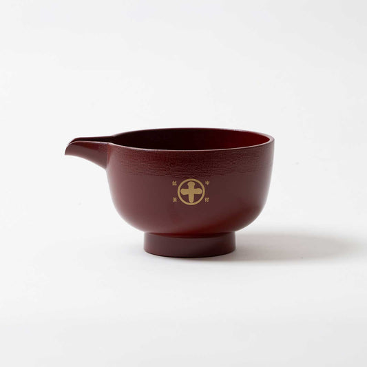 Spouted Tea Bowl（Maruto Katakuchi）Red【Teaware】